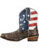 Roper Women's Americana Patriotic Boots - Snip Toe, Brown, hi-res