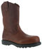 Image #1 - Iron Age Men's Hauler Wellington Work Boots - Composite Toe, Brown, hi-res