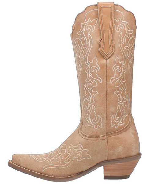 Image #3 - Dingo Women's Flirty N' Fun Western Boots - Pointed Toe , Camel, hi-res