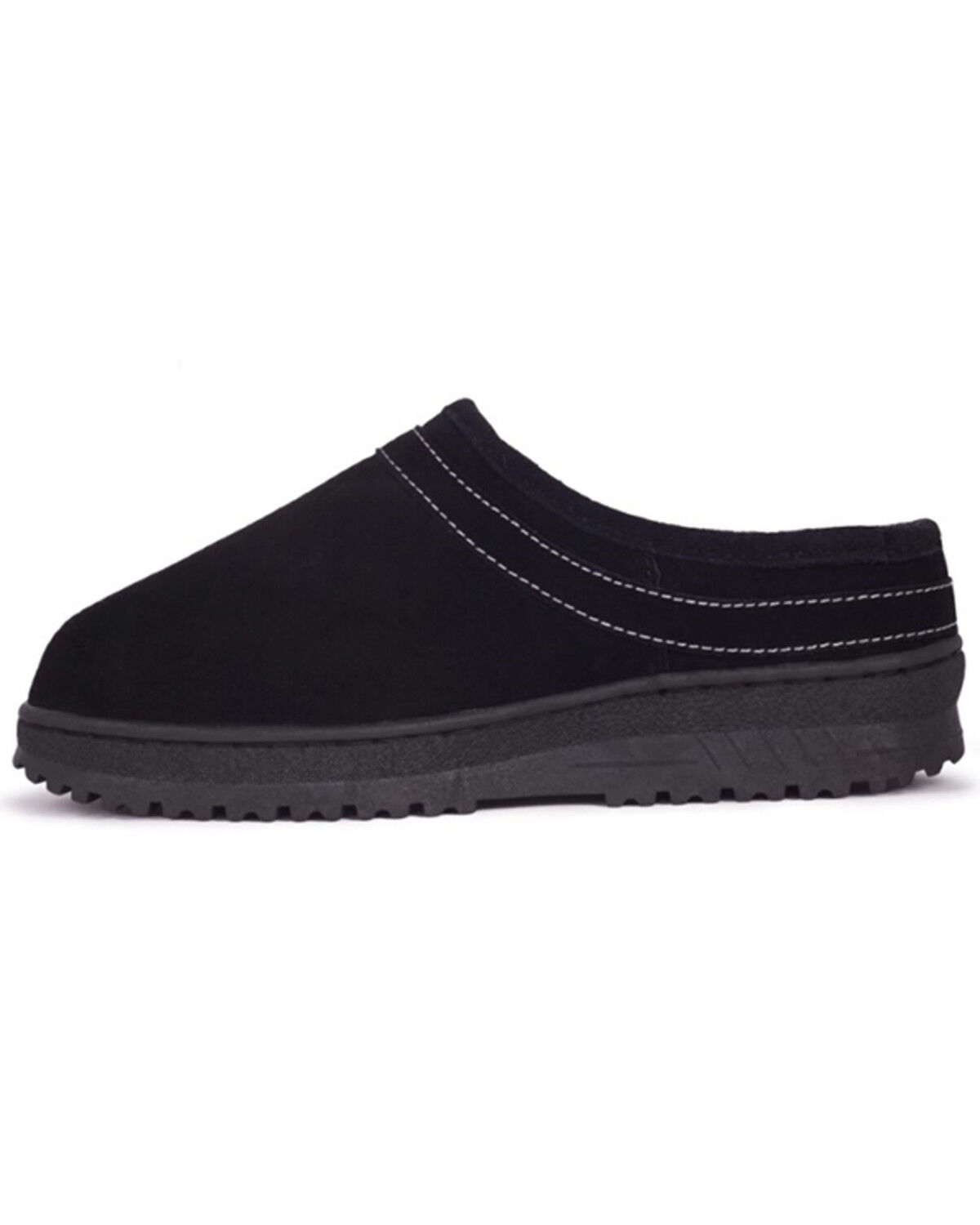 Image #2 - Cloud Nine Women's Sheepskin Clog Slippers, Black, hi-res