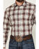 Image #3 - Wrangler Retro Men's Plaid Leaf Print Long Sleeve Button-Down Western Shirt, Multi, hi-res
