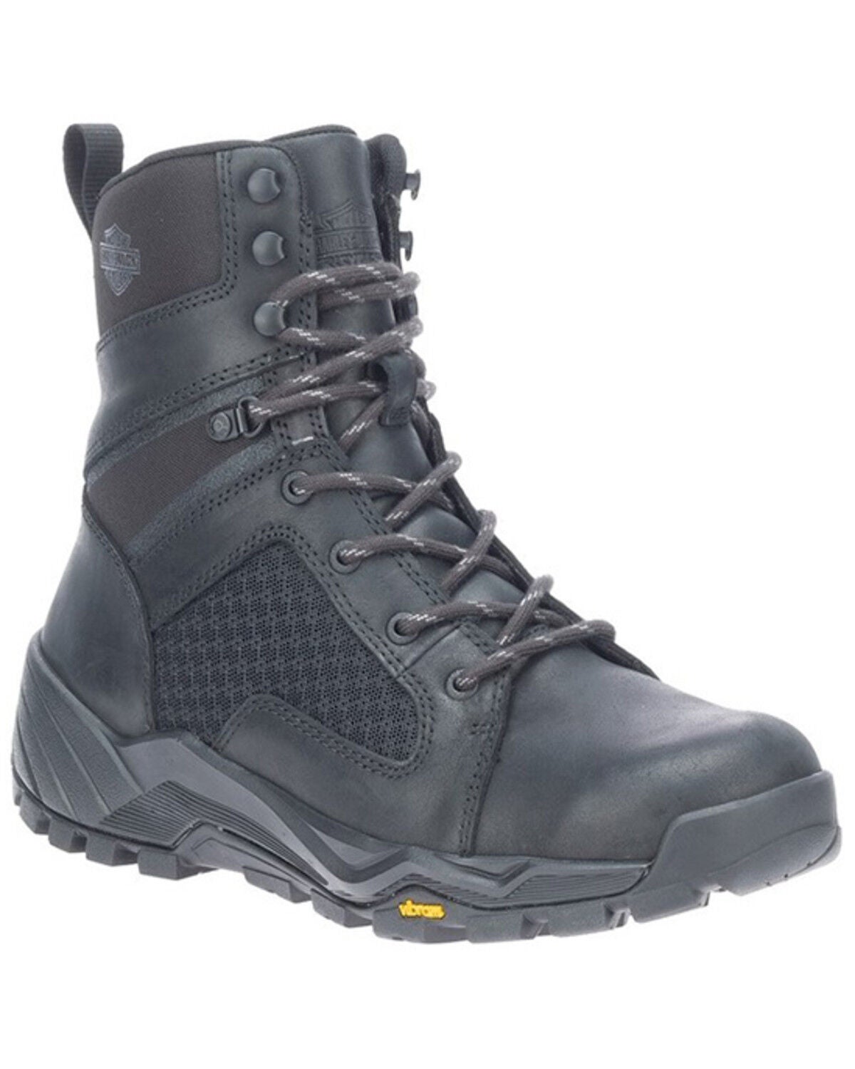 Harley Davidson Men's Walden Moto Boots, Black, hi-res