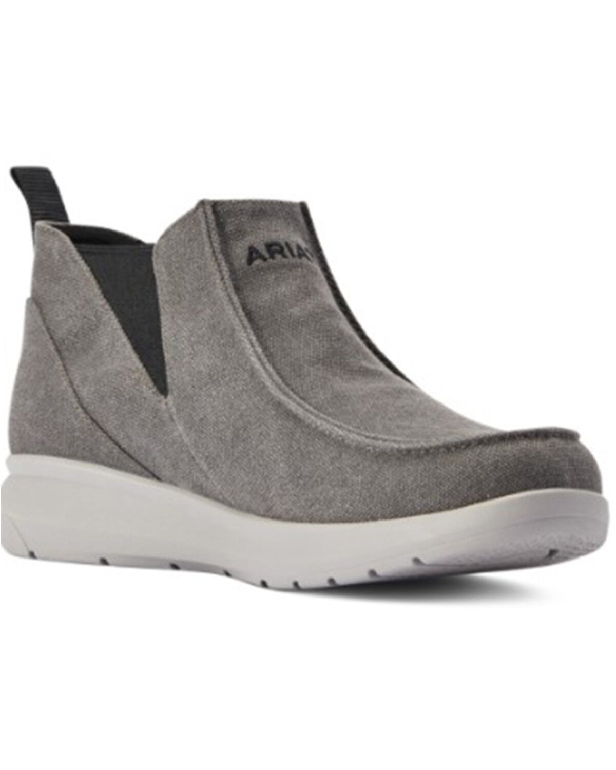 Image #1 - Ariat Men's Hilo Midway Slip-On Casual Shoes - Moc Toe, Grey, hi-res