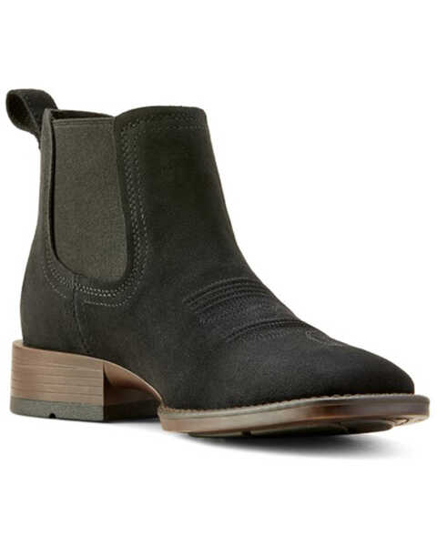 Image #1 - Ariat Men's Booker Ultra Western Boots - Broad Square Toe , Black, hi-res