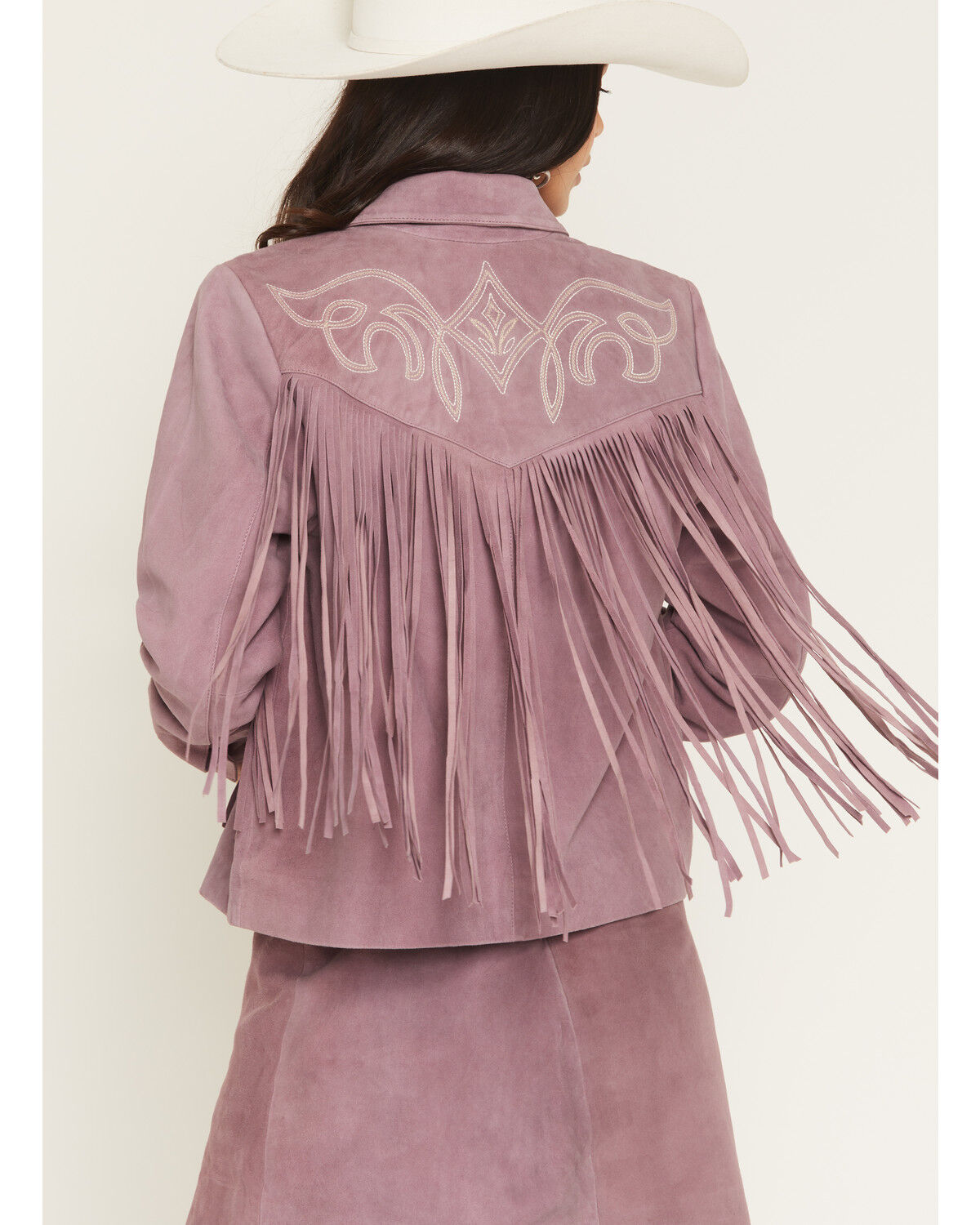 Image #6 - Idyllwind Women's Waters Suede Mini Skirt, Orchid, hi-res