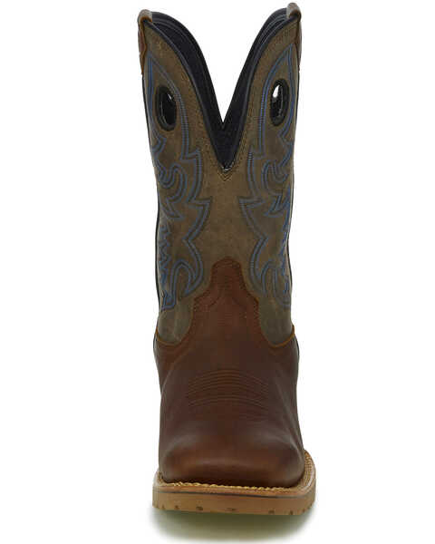 Image #4 - Justin Men's Marshal Waterproof Western Work Boots - Square Toe, , hi-res