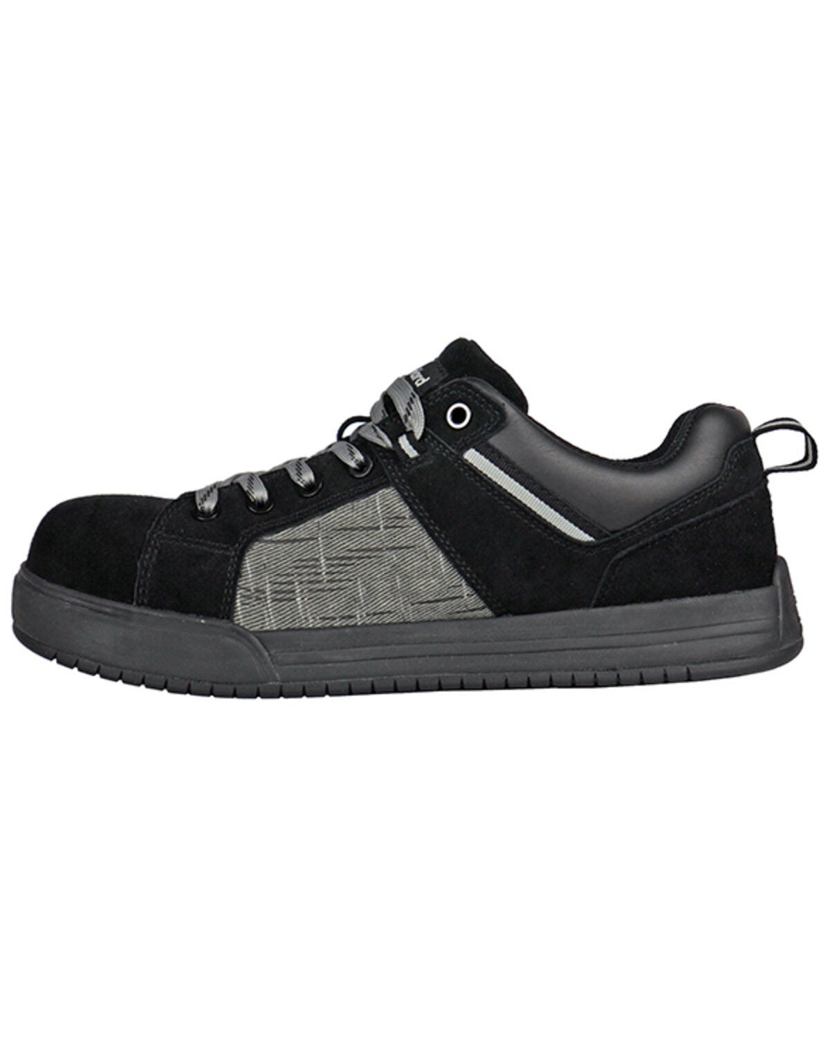 Image #3 - Die Hard Men's Solstice Lace-Up Work Shoes - Composite Toe, Black/grey, hi-res