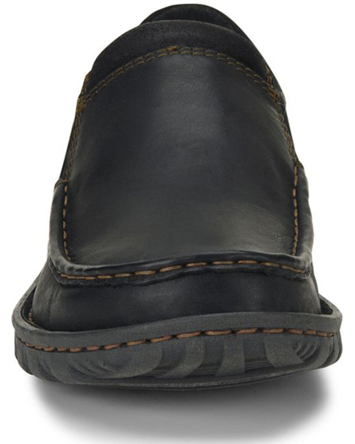 Image #4 - Born Men's Gudmund Casual Shoes - Moc Toe, Black, hi-res