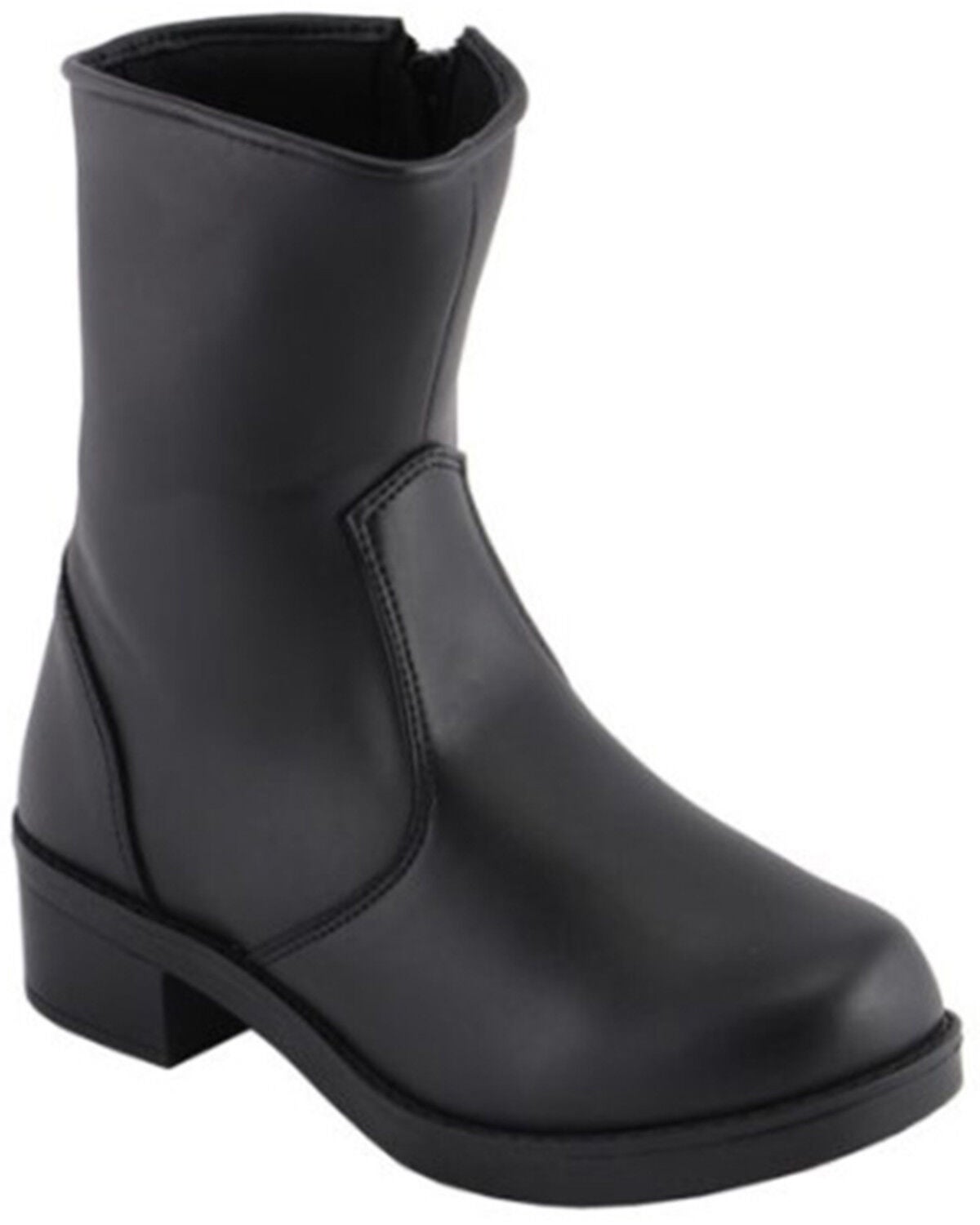 Image #1 - Milwaukee Leather Women's Super Clean Riding Boots - Round Toe, Black, hi-res