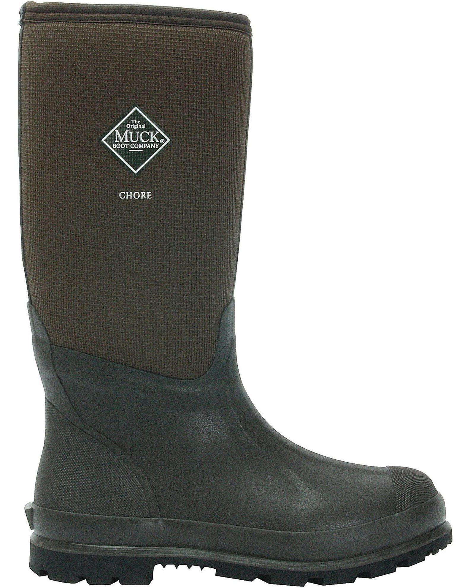 Image #1 - Muck Boots Men's Chore Cool Hi Work Boots - Round Toe, Brown, hi-res