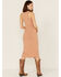 Cleo + Wolf Women's Split Side Tank Midi Dress, Beige/khaki, hi-res