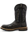 Image #3 - Twisted X Men's 11" Exotic Ostrich Western Work Boots - Nano Composite Toe, Black, hi-res