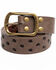 Image #1 - Shyanne Women's Triple Row Holy Belt, Brown, hi-res