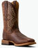 Image #1 - Ariat Men's Walker Performance Western Boots - Broad Square Toe, Brown, hi-res