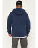 Image #4 - Hawx Men's Stillhouse Half Zip Hooded Jacket, Navy, hi-res