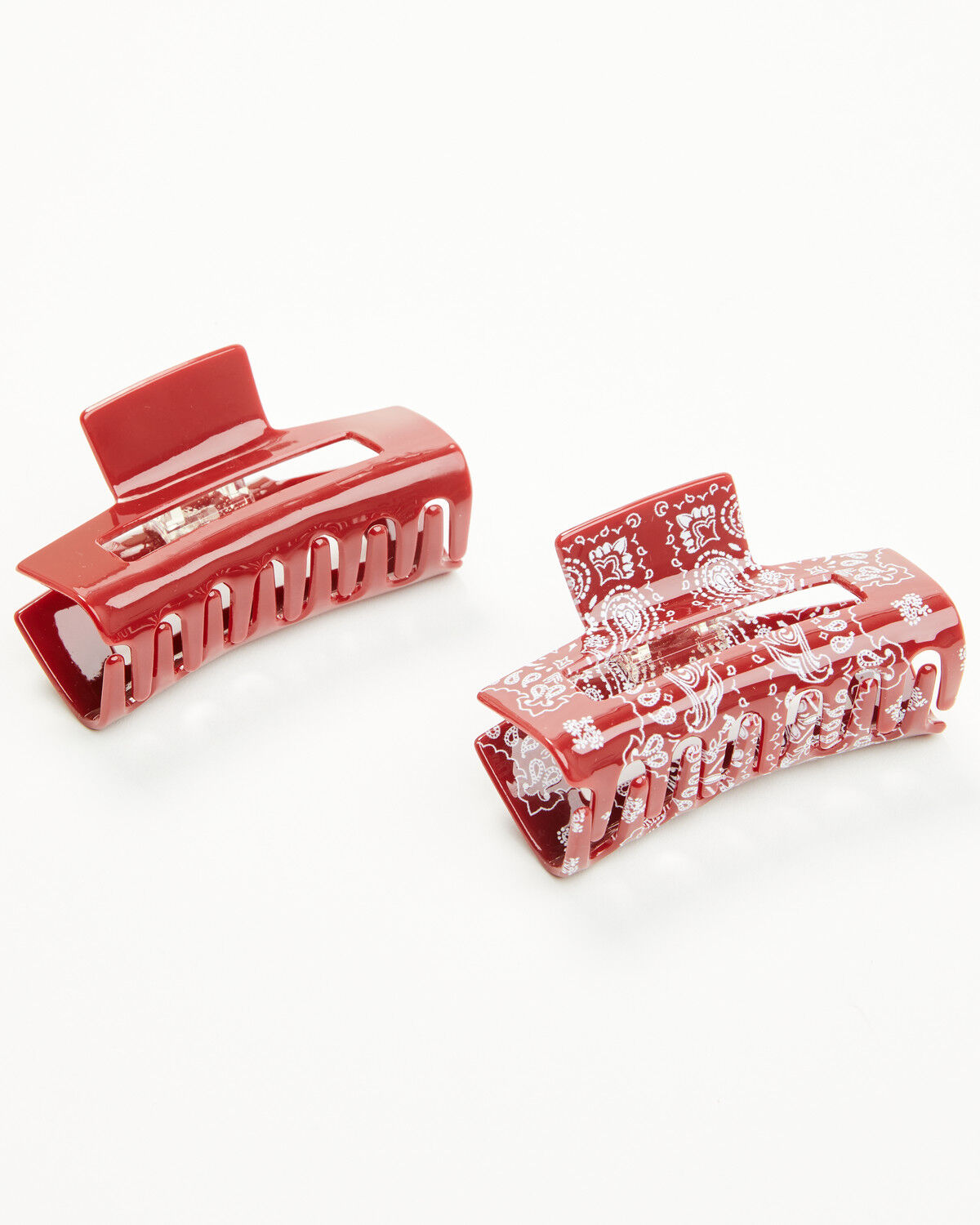 Image #3 - Idyllwind Women's Juliet Hair Clips - 2 Piece, Red, hi-res