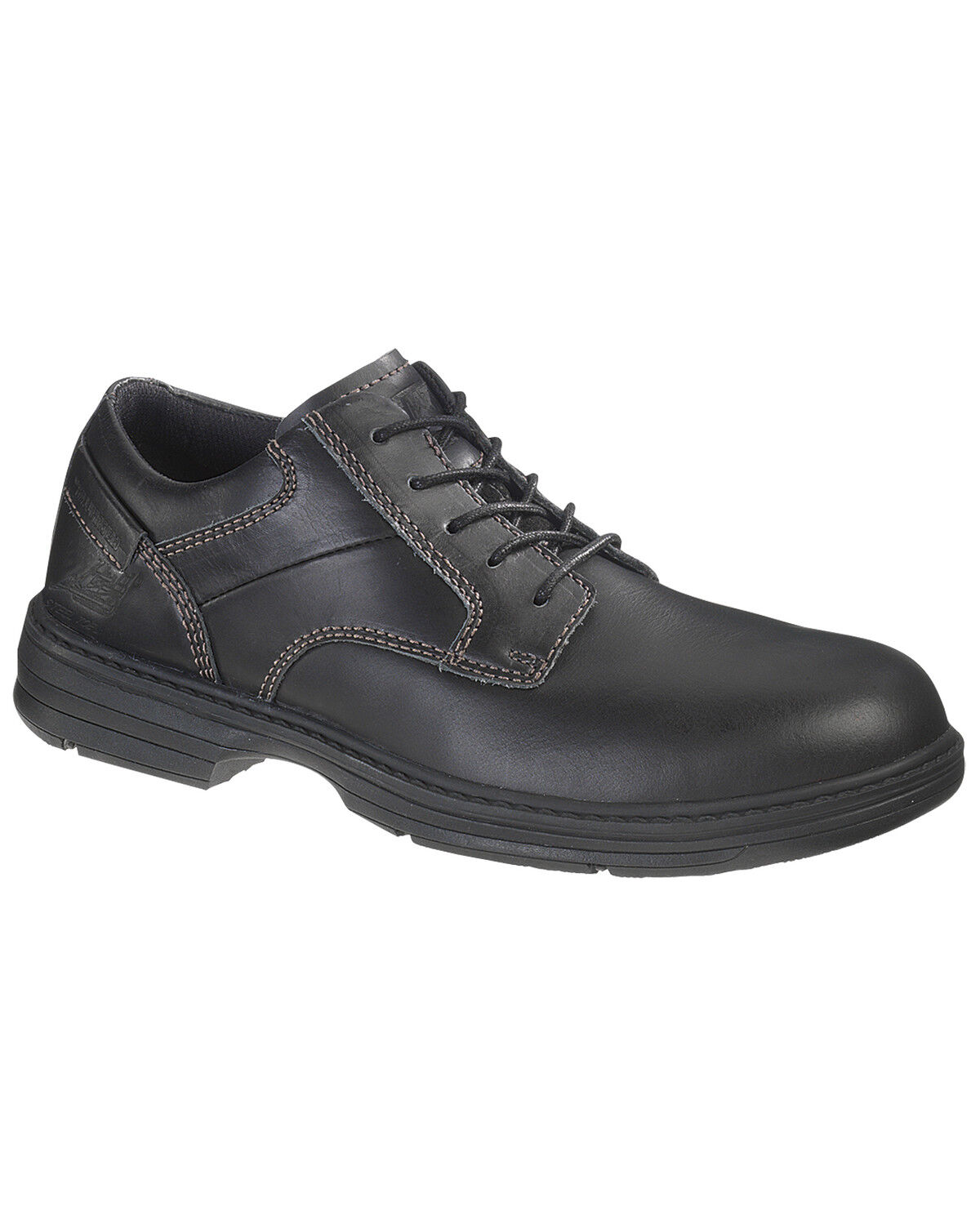 Image #1 - CAT Oversee Oxford Work Shoes - Steel Toe, , hi-res