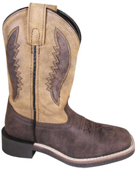 Image #1 - Smoky Mountain Boys' Ranger Western Boots - Broad Square Toe, Brown, hi-res