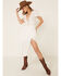 Image #1 - Beyond The Radar Women's Cream Lace Button Dress, , hi-res