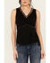Image #3 - Shyanne Women's Fringe Beaded Tank, Black, hi-res
