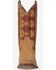 Image #4 - Circle G Women's Straw Embroidery Western Boots - Square Toe, Wheat, hi-res