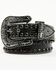 Image #2 - Shyanne Women's Crocodile Print Rhinestone Belt, Black, hi-res