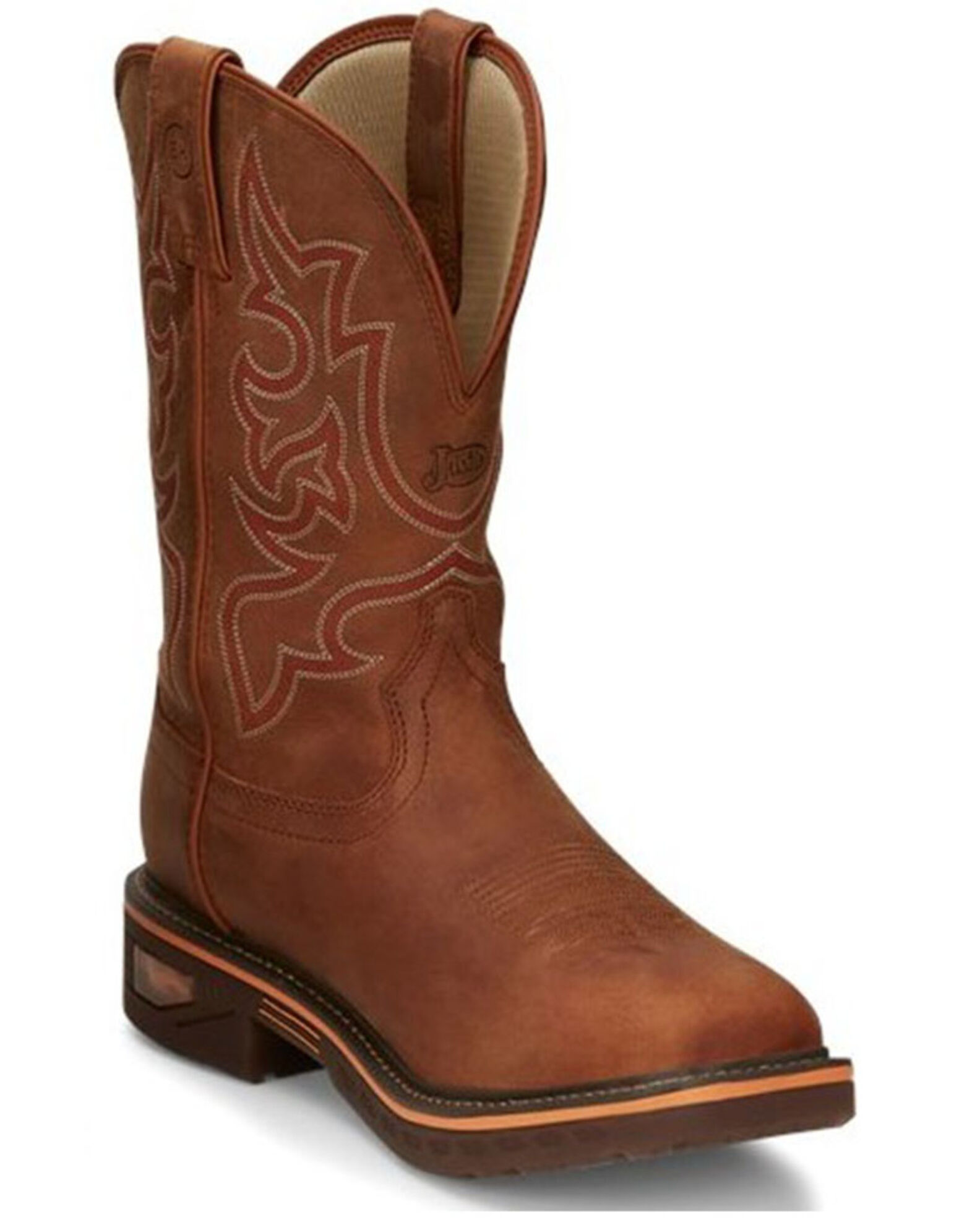 Justin soft toe work boots clearance