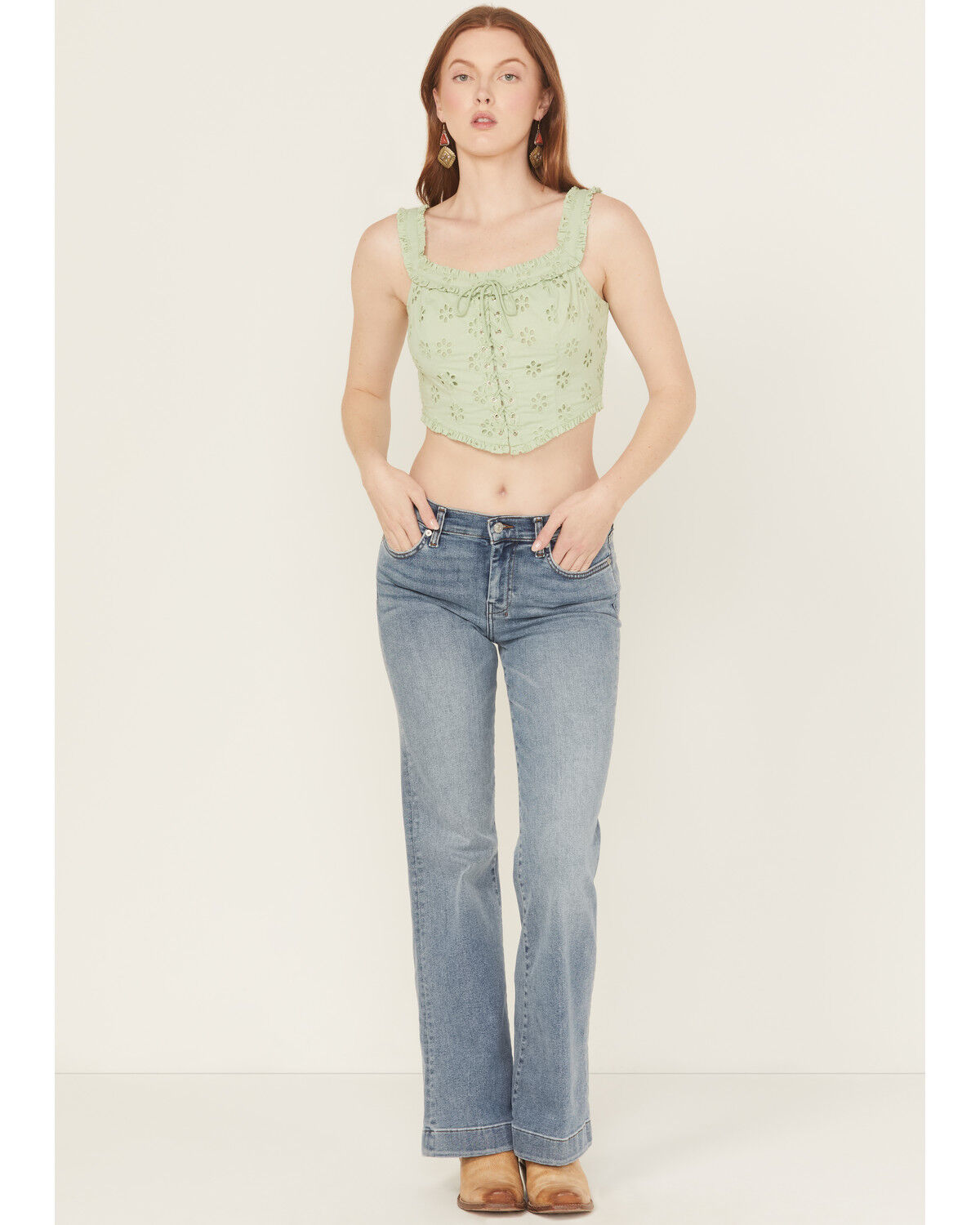 Image #3 - 7 For All Mankind Women's Dojo Tailorless Light Wash Mid Rise Flared Stretch Denim Jeans, Light Wash, hi-res