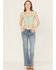 Image #3 - 7 For All Mankind Women's Dojo Tailorless Light Wash Mid Rise Flared Stretch Denim Jeans, Light Wash, hi-res