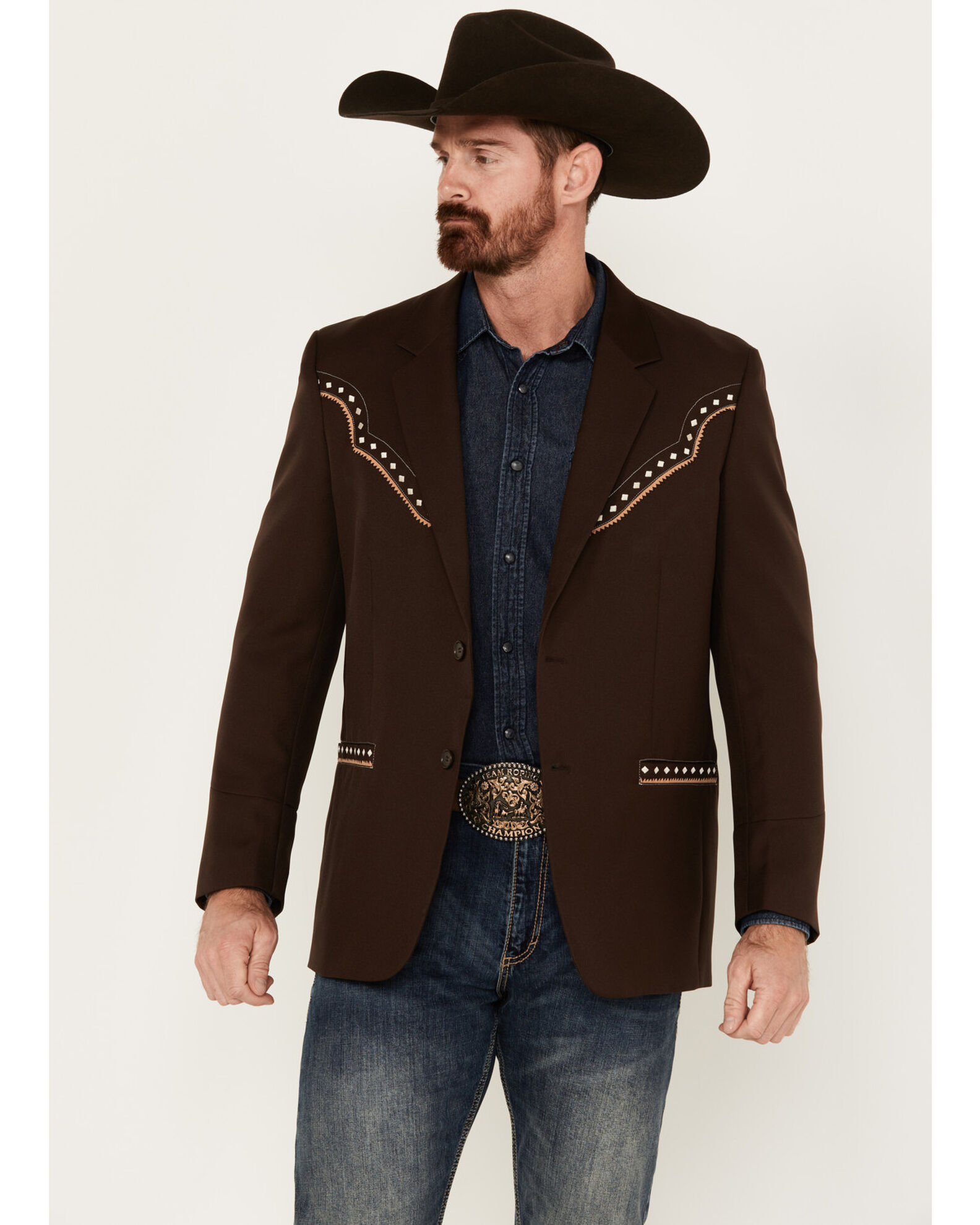Scully Men s Diamond Embroidered Sportcoat Sheplers