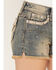 Image #2 - Miss Me Women's Light Wash Mid Rise Studded Stretch Denim Jeans, Light Wash, hi-res