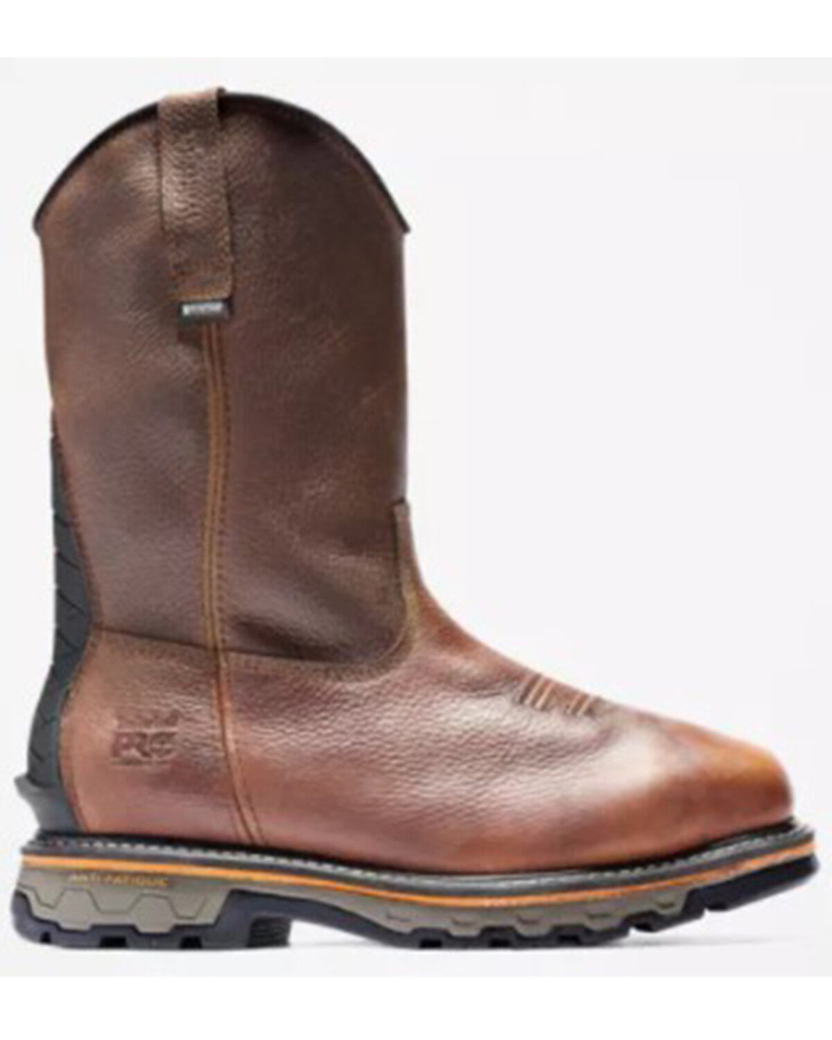 Image #2 - Timberland PRO Men's True Grit Pull-On Met Guard Waterproof Work Boots - Square Toe, Brown, hi-res