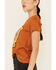 Bandit Brand Women's Coganc Desperado Graphic Tee , Cognac, hi-res