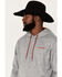 Hooey Men's Liberty Roper American Flag Hooded Sweatshirt, Grey, hi-res