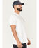 Image #4 - Brixton Men's Crest II Logo Short Sleeve Graphic T-Shirt, White, hi-res