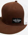 Image #2 - Hawx Men's Corner Patch Ball Cap, Brown, hi-res