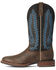 Ariat Men's Creston Western Performance Boots - Broad Square Toe, Brown, hi-res