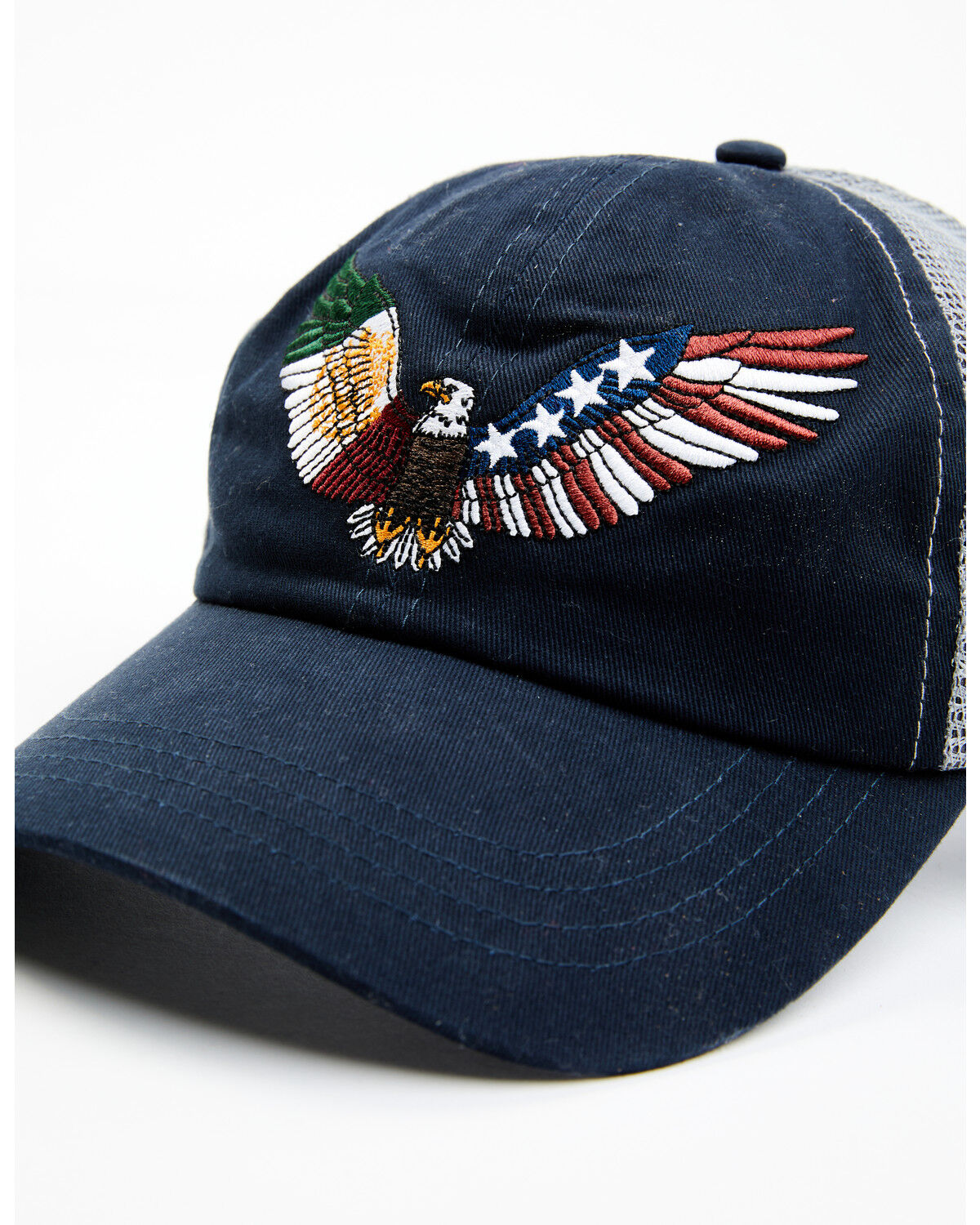 Image #2 - Cody James Men's Mexico & American Eagle Embroidered Ball Cap, Navy, hi-res