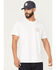 Image #2 - Brixton Men's Crest II Logo Short Sleeve Graphic T-Shirt, White, hi-res