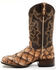 Image #3 - Cody James Men's Exotic Pirarucu Western Boots - Broad Square Toe , Chocolate, hi-res
