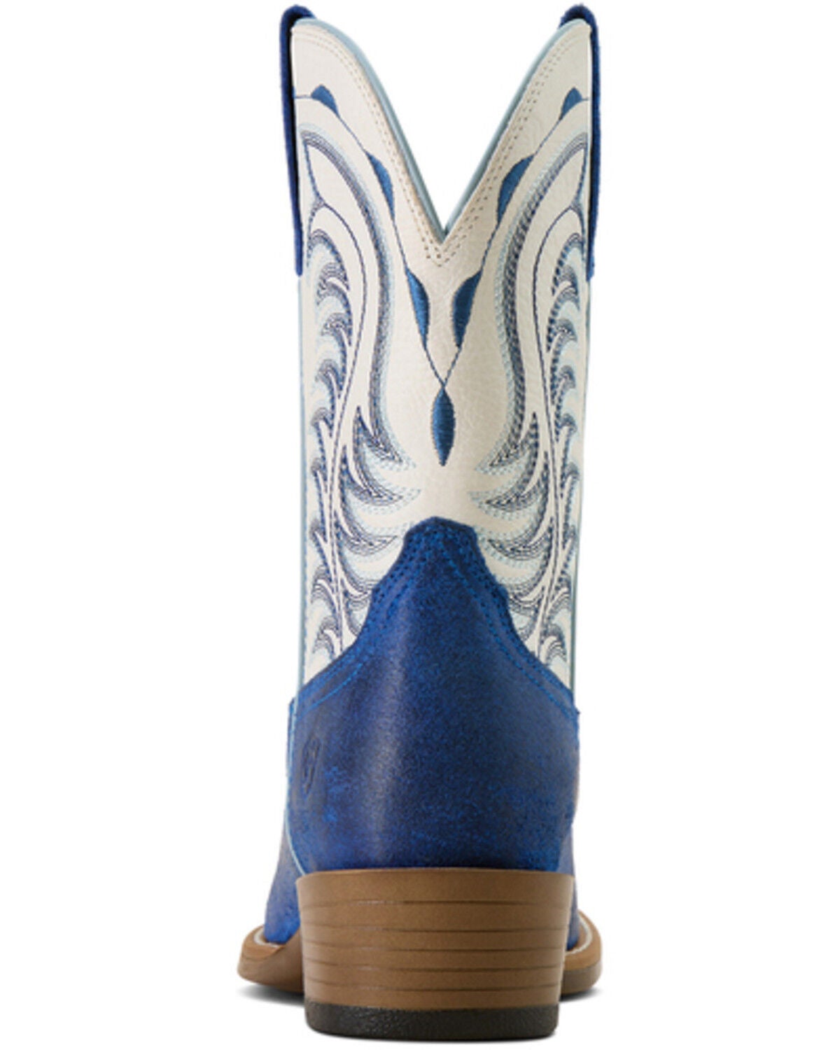 Image #3 - Ariat Women's Salina Performance Western Boots - Square Toe, Blue/white, hi-res