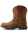 Ariat Women's Anthem Shortie Waterproof Western Performance Boots - Round Toe, Brown, hi-res