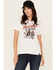 Image #1 - Troll Co Women's Can't Be Tamed Short Sleeve Graphic Tee, White, hi-res