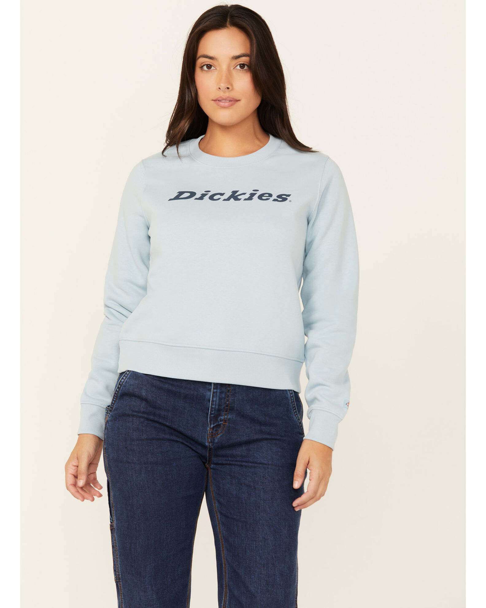 Dickies logo sweatshirt shop