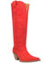 Image #1 - Dingo Women's Thunder Road Western Performance Boots - Snip Toe, Red, hi-res