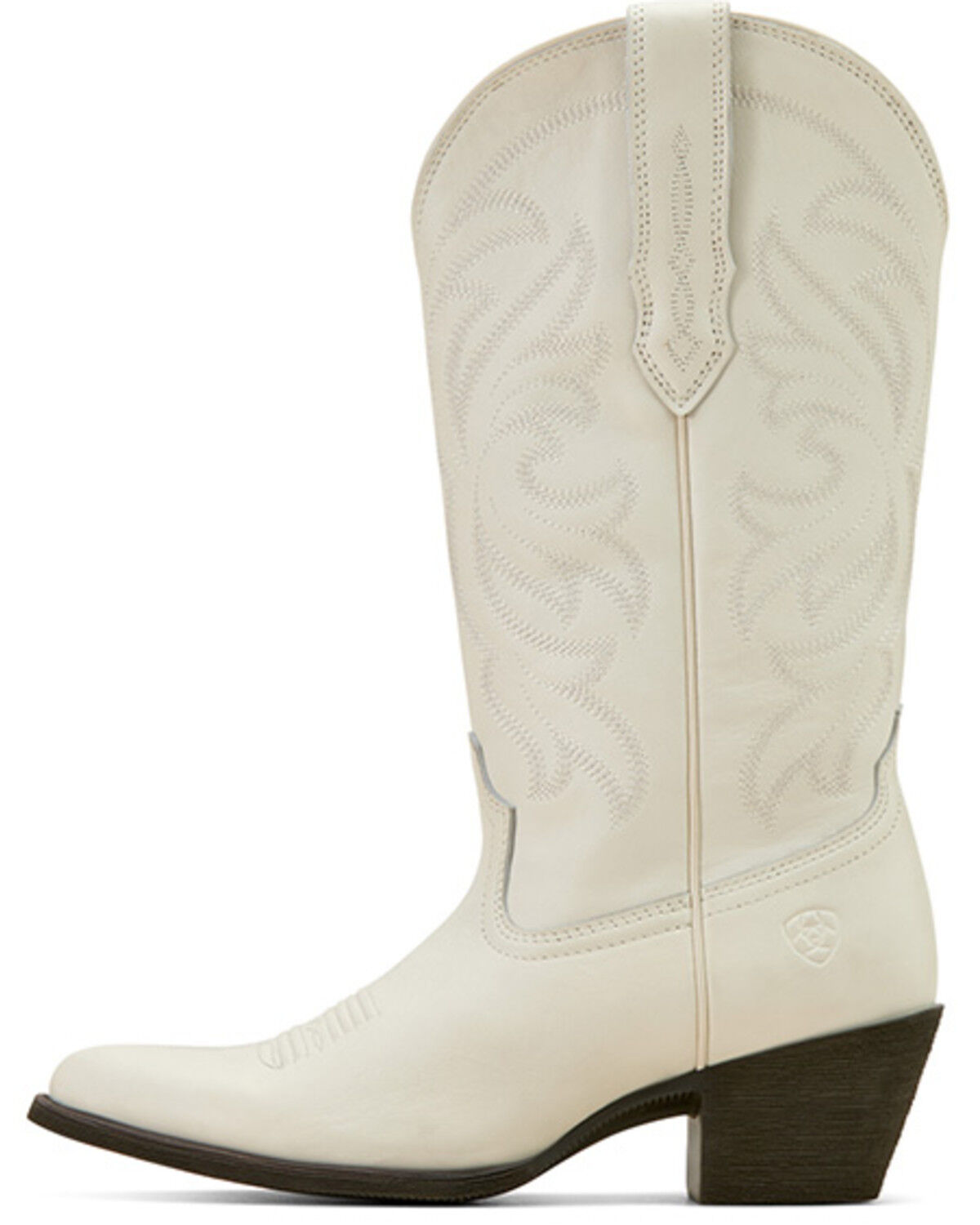 Image #2 - Ariat Women's Heritage Stretchfit Tall Western Boots - Round Toe, Cream, hi-res