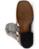Image #7 - Ferrini Women's Patchwork Western Boots - Broad Square Toe, Pink/black, hi-res