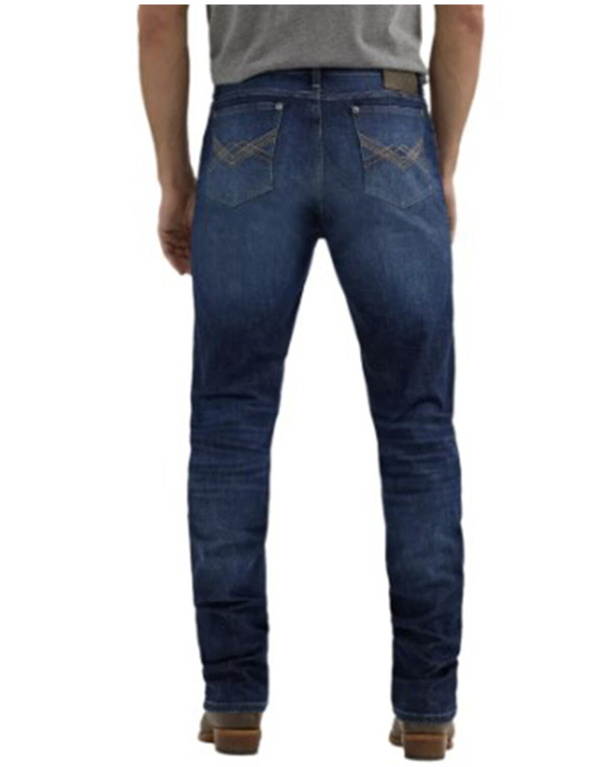 Image #1 - Wrangler Men's 20X Dark Wash Slim Straight Stretch Denim Jeans, Dark Wash, hi-res
