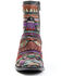 Image #4 - Marco Delli Women's Senegal Fashion Booties - Round Toe, Black, hi-res