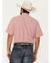 Image #4 - Cinch Men's Geo Print Short Sleeve Button-Down Western Shirt, Red, hi-res